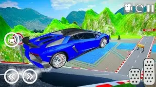 Stunt Car Crash Simulator 3d Game || Stunt Driving Simulator 3d Game 2023 || Car Stunt Driving Game