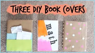 Three DIY Book Covers for Back to School |  #DIYwithPXB