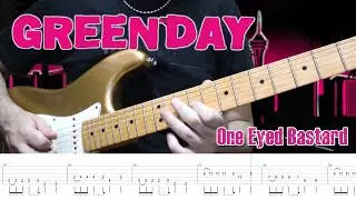 Green Day - One Eyed Bastard (Guitar Cover + TABS) | [NEW SONG 2024]