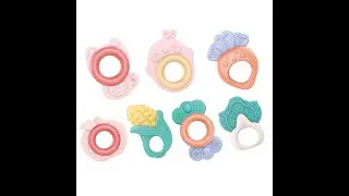 Baby Fruit Teether Toy Set