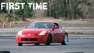 First time drifting / Stock 350z