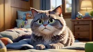 The Cat Who Slept on My Head 🐱😴 | Fun Kids Story | Animated Children&rsquo;s Video