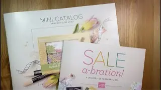 Stampin&rsquo; Up! January June 2022 Mini Catalog & January February 2022 Sale-a-bration Brochure Unboxing