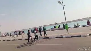 فرحة اهل السويس بافتتاح ممشى  قناة السويس  ببور  توفيق  الجميلة🎉🎉🎉🎉