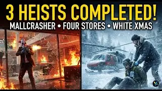 SMASHING A MALL & SURVIVING A BLIZZARD! ❄️🏪 Payday 2 Career Mode (3 Heists)