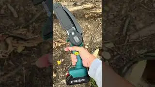 Compact 6-inch cordless mini chainsaw deals #fok