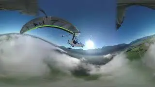 EGO trike - morning in Buching over  the fog