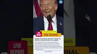 Trump Says Modi Unhappy Over U.S. Tariffs, Apache Deal to Change  #news #breakingnews #viralnow