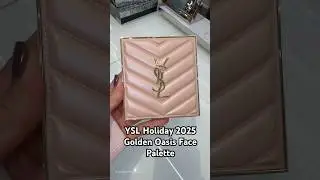 YSL Golden Oasis Face Palette Holiday 2025 #yslbeauty #yslgoldenoasisfacepalette #yslholiday2025