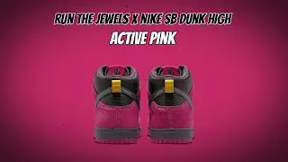 Run The Jewels x Nike SB Dunk High Active Pink