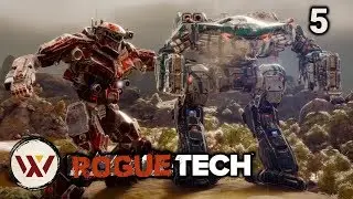 Roguetech #5 - Modded Battletech Let's Play Campaign Gameplay