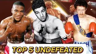 ⚡️ Top 5 Undefeated Boxers in History #boxing #mayweather