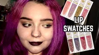 JEFFREE STAR HOLIDAY VELOUR LIQUID LIPSTICK HOLIDAY COLLECTION | LIP SWATCHES on Light Skin