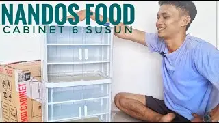 Cara pasang FOOD CABINET NANDOS plastik 6 susun