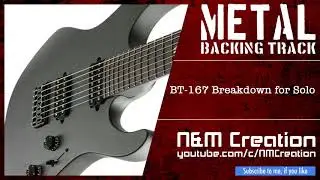Hard Processed Modern Metal Backing Track in C♯m | BT-167