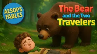 Aesop&rsquo;s Fables #009 | The Bear and the Two Travelers | Moral Story for Kids