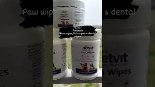 The Petvit Dog paw wipes Keep your Pet Clean and Healthy🐶🐶