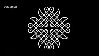 Easy rangoli kolam beautiful muggulu 👌👌