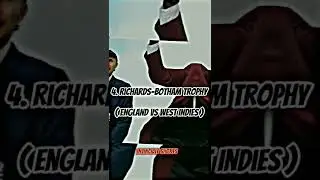 Top 5 Bilateral Series Named After Cricketing Legends 🛐🛐 #shorts #cricket