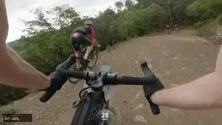 The Traka 100 km 2023 - descend / RAW on-board