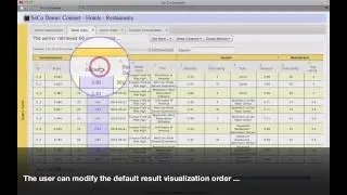 Search Computing: User Interaction Demonstration