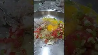 Омлет с баклажанами 🥰 #шорты