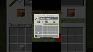 How to Make Enchanted Pumpkin? #minecraft #shorts #video