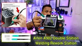 AIFEN A902 Rework Station With C210 & C245 Double Handles for Phone PCB Repair Solder Tools | Lohia