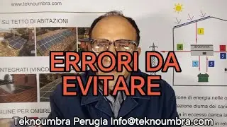 Fotovoltaico casalingo gli errori da evitare per il nuovo impianto 