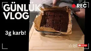 KETOJENIK BROWNIE + g&uuml;n&uuml;n antrenmani #ketovlog