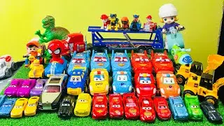Cars pop up out of the water, sputter comically, and Lightning McQueen says: &laquo;So, who&rsquo;s next!!!