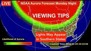 Aurora Dips South - Extreme Solar Storm - January 19th 2026