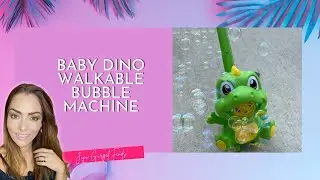Kids Dinosaur Bubble Machine for Toddlers