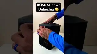 Bose S1 Pro Plus Unboxing