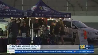 Wounded Heroes Fund hosts drive-in movie night fundraiser at Kern County Raceway Park