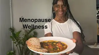 Black bean and red kuri soup for menopause | plant based support for bone health