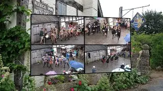 Bow Brook Border Morris host an evening at The Fleece Inn Bretforton July 2025