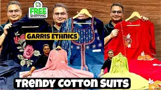 Stunning Kurti, Cotton Suits, A Line & Anarkali at Garris Ethnics. Free Shipping.