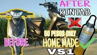 Homemade motorcycle polish | pampakintab ng motor