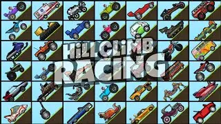 HILL CLIMB RACING - ALL VEHICLES UNLOCKED 2023 and FULLY UPGRADED