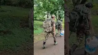 Ready for 14 days vanvaas 7 days Aghyatvaas 🥴🥴 CRPF jawan 💪💪 #crpf #jawan