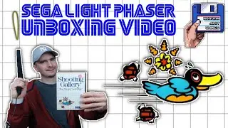 Sega Light Phaser & Games Unboxing Video - Shooting Gallery - MJG