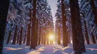 Winter Relaxing Ambience - Peaceful Rest - Nature Ambience (Long Mix)