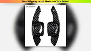 SK CUSTOM For Volkswagen Golf 8 MK8 GTI R Line Car Carbon Fiber Steering Wheel Paddle Shifters