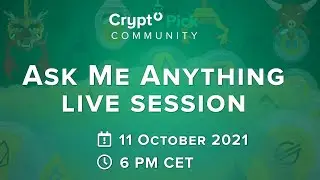 CryptoPick AMA October 2021 - Roadmap and more