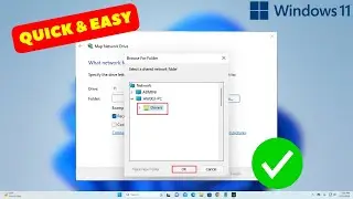 How To Map A Network Drive In Windows 11 (QUICK & EASY)