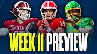 CFB Week 11 Preview: Oregon vs Iowa, Indiana vs Penn State, Georgia vs Miss State