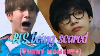 BTS being scared 😁😁 (Funny moments) 😉😉❣