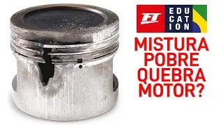 Mistura POBRE realmente quebra motor? Por que? FT. @FT Education - Alta RPM