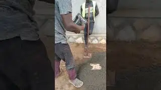 PAVER MAKING WITH A MOLD.